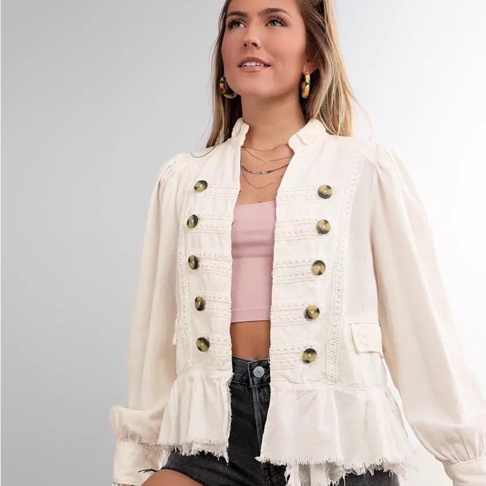 Free People Ariana Military Jacket